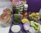 Paneer aloo double patty cheese burger recipe step 1 photo