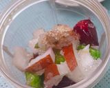 A picture of step 1 of Plum Coconut Chutney.