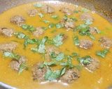 A picture of step 13 of Jackfruit Kofta Curry.