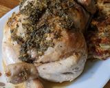 A picture of step 11 of Honey lemon thyme roast chicken.
