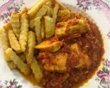 عکس مرحله 2 از دستور پخت مرغ با پوره گوجه فرنگی (مرغ پوره گوجه ای)🍅🍗