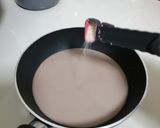 Gambar langkah 2 resipi Puding Milo Kotak.