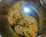 Foto del paso 14 de la receta: Pollo asado a la imperial con patatas asadas, huevos y olivas
