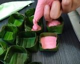 Foto langkah ke 4 dari resep Bolu Kukus Mekar dalam Takir.
