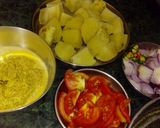 A picture of step 3 of Sorisha dia Rohu macha (rohu mustard curry).