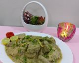 A picture of step 5 of Chicken afgani.