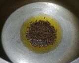 A picture of step 1 of Khichadi with buttermilk.