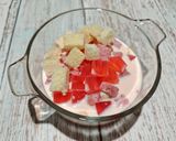 Foto langkah ke 5 dari resep Es Semangka Agar Agar Roti.