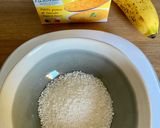 Une image de l'étape 2 de Crème dessert de tapioca à la pâte à tartiner et à la banane.