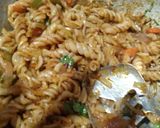 A picture of step 5 of Vegetable pasta.