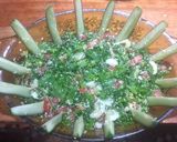 Foto del paso 7 de la receta: Queperí relleno gratinado en dos quesos y tabuleh