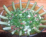 Foto del paso 7 de la receta: Queperí relleno gratinado en dos quesos y tabuleh
