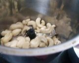 A picture of step 1 of Kaju katli.