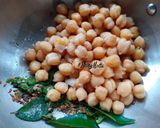 A picture of step 2 of ChanaSundal Chickpea Sundal.