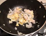 A picture of step 1 of Kimchi Seafood Rice Gratin.
