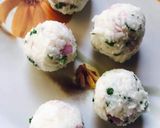 A picture of step 1 of Leftover rice manchurian.