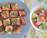 รูปขั้นตอนการทำที่ 6 ของ ขนมปังหน้าหมู