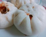 Hình bước làm 12 của món Bánh bao nhân xá xíu