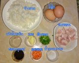 รูปขั้นตอนการทำที่ 1 ของ ข้าวผัดเบคอน
