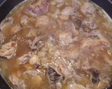 Foto del paso 2 de la receta: Conejo con alcachofas patatas y jamón