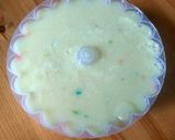 Foto langkah ke 4 dari resep Strowberry Jam Coconut Milky Pudding.