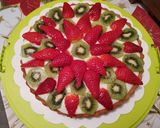 Une image de l'étape 11 de Tarte fraises kiwis.