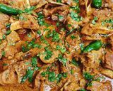 A picture of step 8 of Mutton Karahi 🥘🥘.