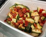 Une image de l'étape 13 de Minis chorizos grillés aux tomates et courgette ronde.