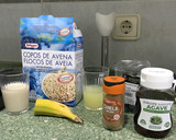Foto del paso 1 de la receta: Tortitas de avena y plátano