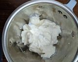 A picture of step 1 of Spinach mor kulambu / mor kerrai.