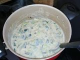 Brótola con salsa blanca de puerros