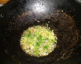 A picture of step 3 of Bhutte ka kees.