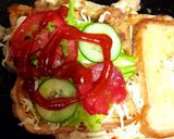 A picture of step 5 of Egg shami Sandwich.