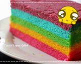 Foto langkah ke 5 dari resep Steamed Rainbow Cake Ny Liem.