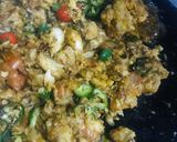 A picture of step 7 of Tawa fish kata kat.