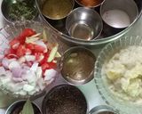 A picture of step 10 of Chole Bhature.