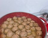 Gambar langkah 3 resipi Bakso.