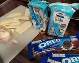 Foto langkah ke 1 dari resep Kue ulang tahun bolu oreo.