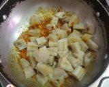 A picture of step 4 of Nendran Banana Sabzi.