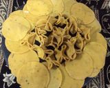 A picture of step 6 of Gujarati Dal dhokli.