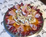 Une image de l'étape 13 de Salade composée à la mortadelle (tomates ananas,endives rouges et castelfranco).
