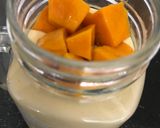 A picture of step 4 of Mango Cream pudding.