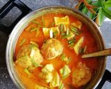 Foto langkah ke 6 dari resep Tahu Telur Kuah Santan.