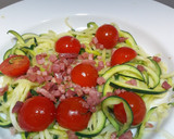 Foto del paso 3 de la receta: Espaguetis de calabacín con pesto de anacardos