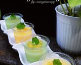 Foto langkah ke 5 dari resep Fruit Silky Pudding.