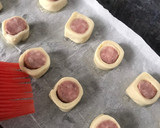 Foto del paso 3 de la receta: A mal tiempo, buena tapa!! Salchichas frescas con hojaldre