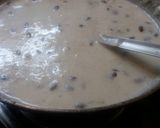 A picture of step 3 of Strawberry rava kheer.