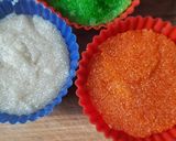 तिरंगा रवा हलवा(tiranga rava recipe in hindi) रेसिपी चरण 4 फोटो