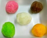 A picture of step 7 of Instant Descciated coconut burfi & ladoos.