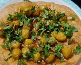 A picture of step 8 of Chole Taco.